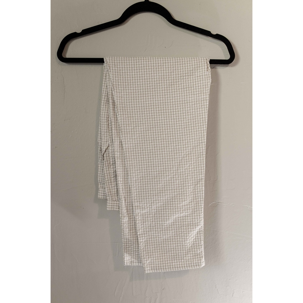 UO Urban Renewal Tan Checkered Pants